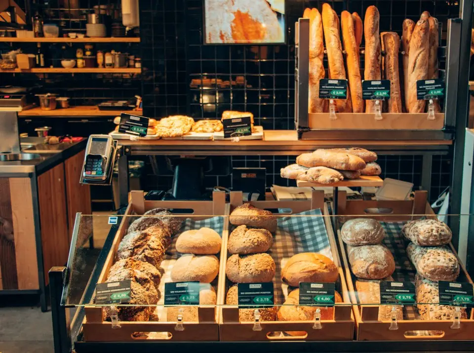 Vitrine d'une boulangerie